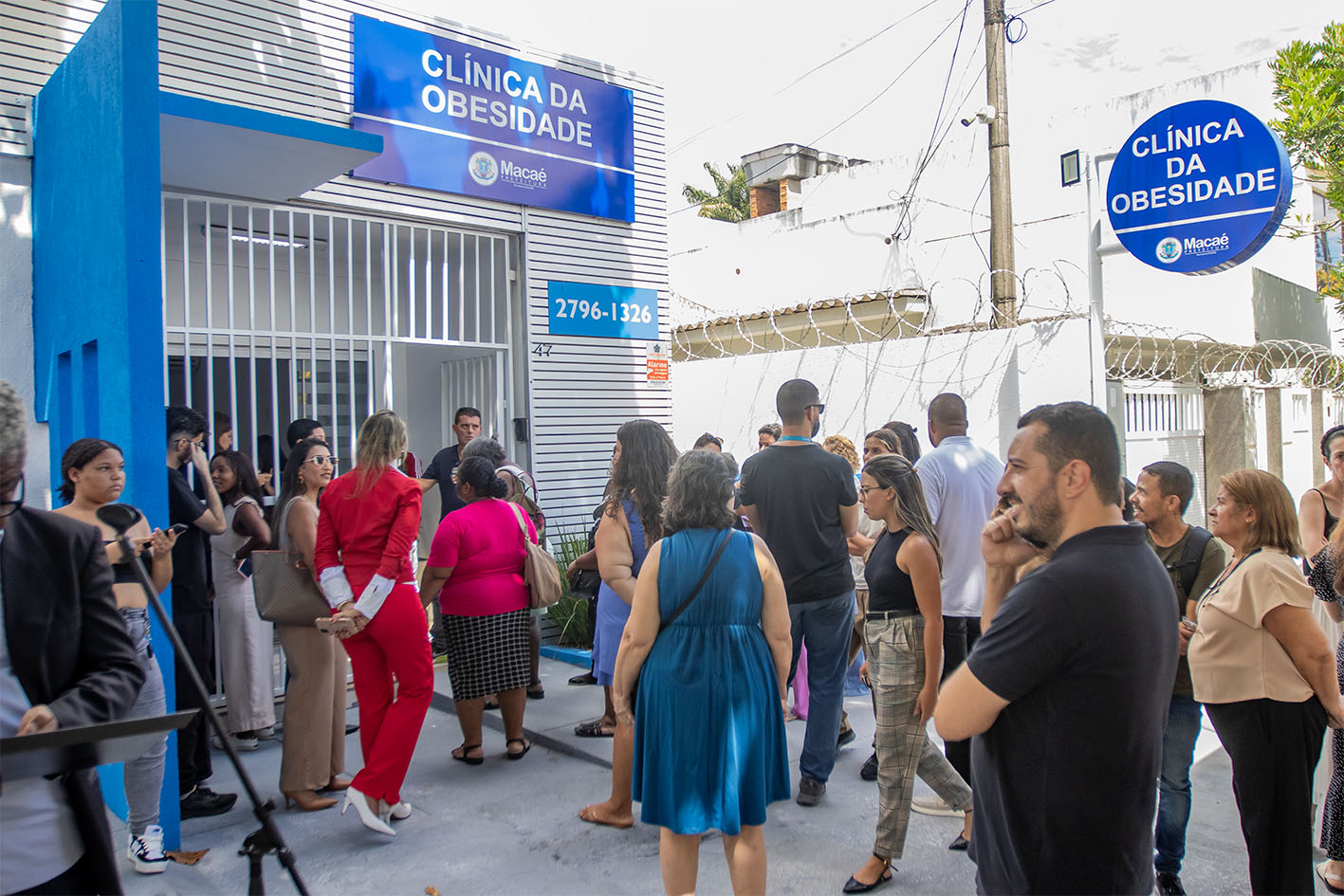 Inauguração da Clínica de Obesidade no centro. Macaé/RJ.
